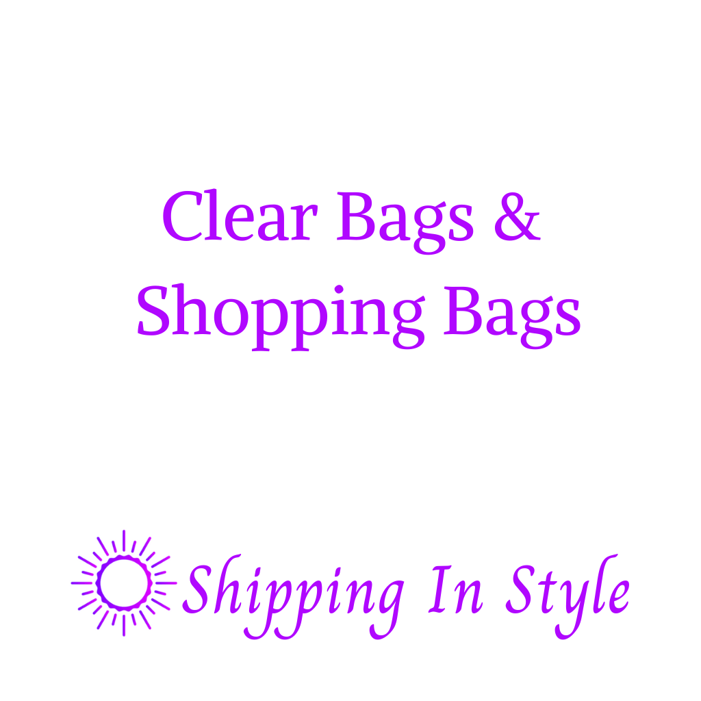 Shopping Bags & Clear Bags - Shipping In Style
