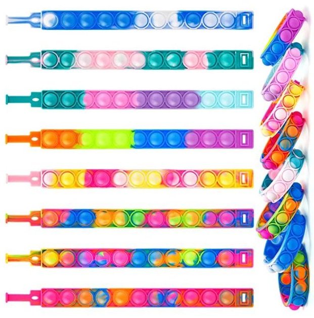 10 Pack Bubble Pop Bracelets Party Favors and Gifts - Shipping In Style