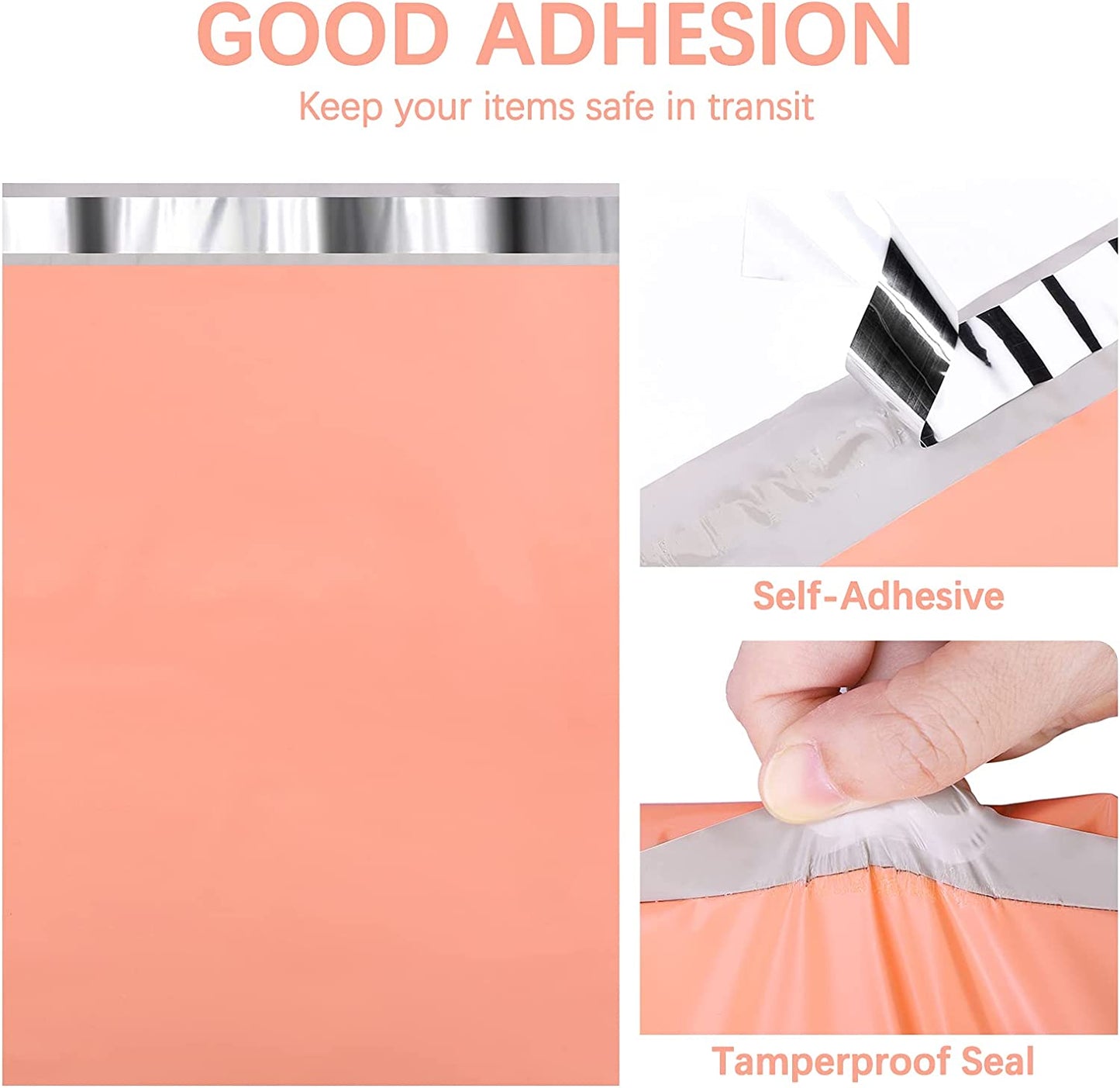 14.5x19 Poly - Mailer Envelope Shipping Bags | Peach Pink - Shipping In Style