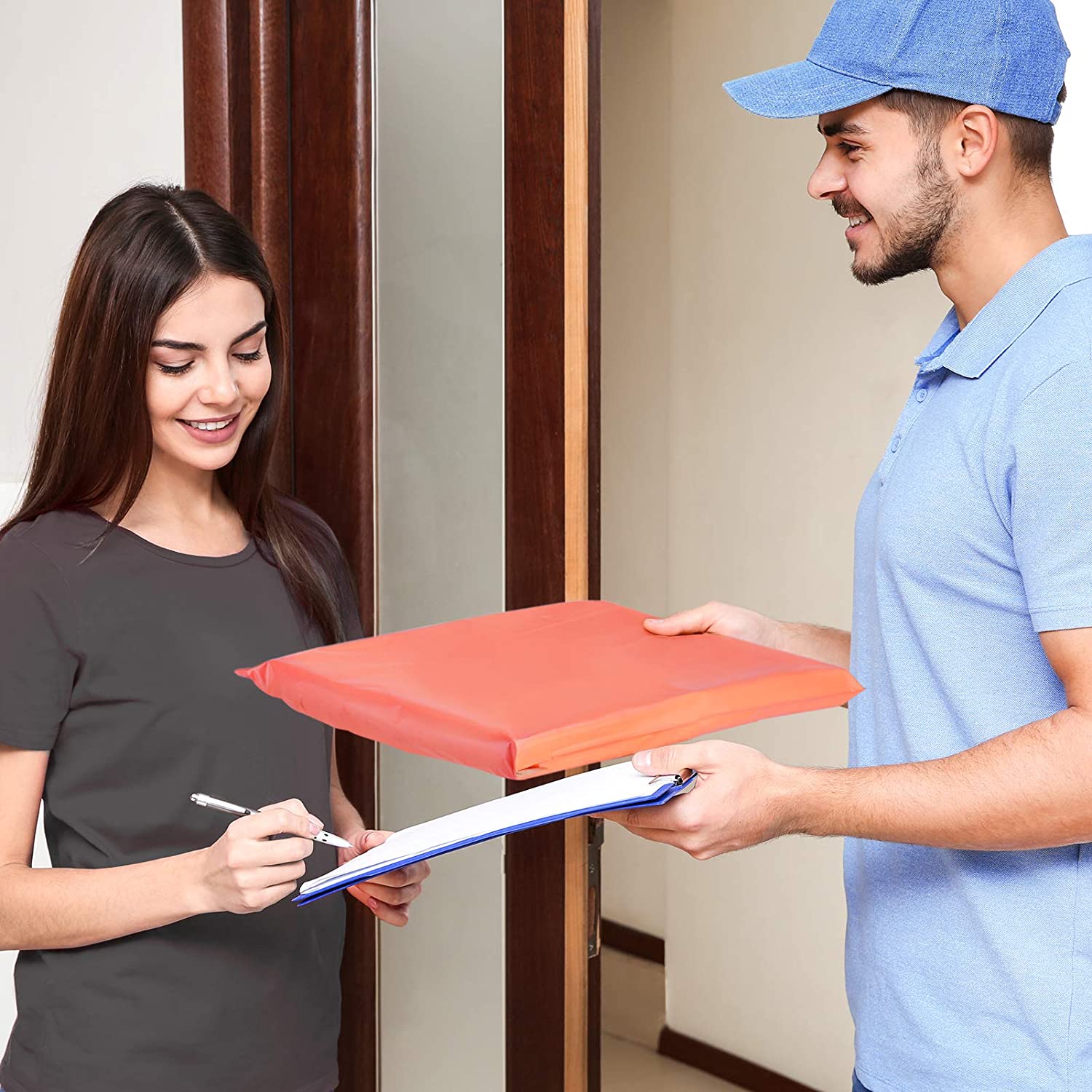 14.5x19 Poly - Mailer Envelope Shipping Bags | Peach Pink - Shipping In Style