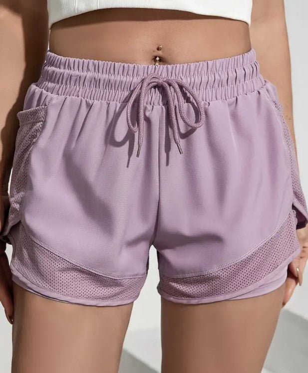 2 in 1 Quick-Dry Running Stretchy Biker Shorts - Shipping In Style