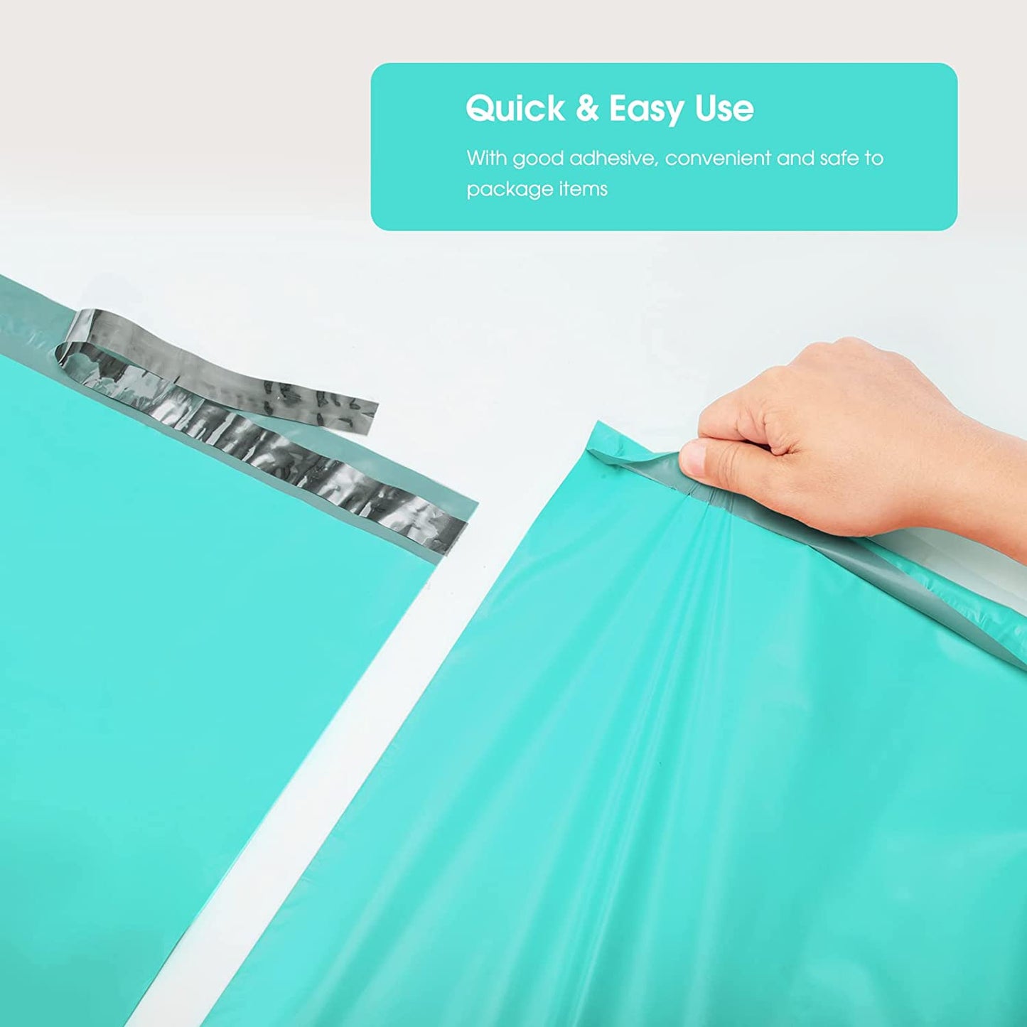 24x24 Poly-Mailer Envelope Shipping Bags | Teal