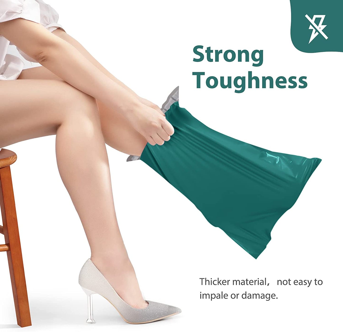 24x24 Poly-Mailer Envelope Shipping Bags | Forest Green