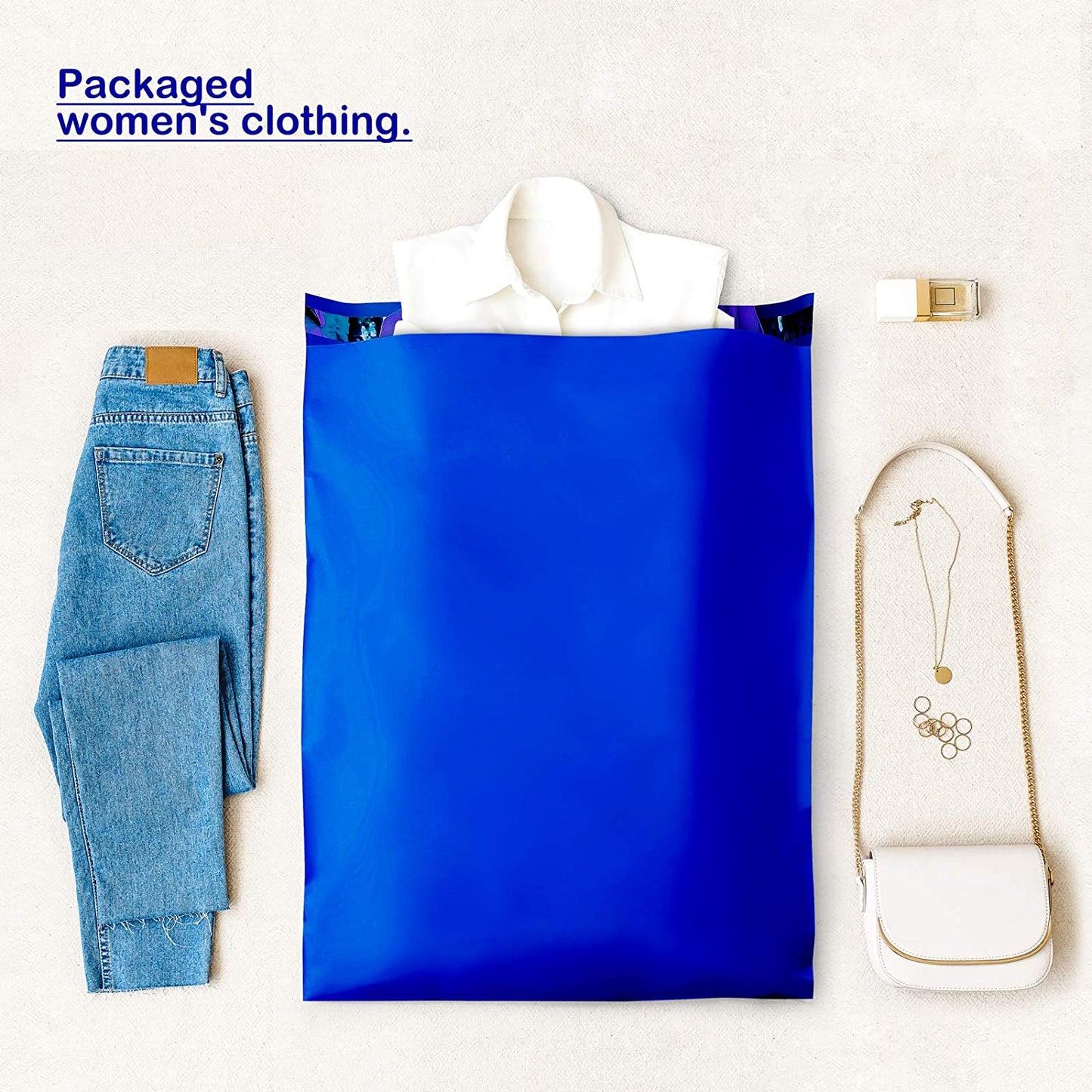 14.5x19 Poly-Mailer Envelope Shipping Bags | Royal Blue