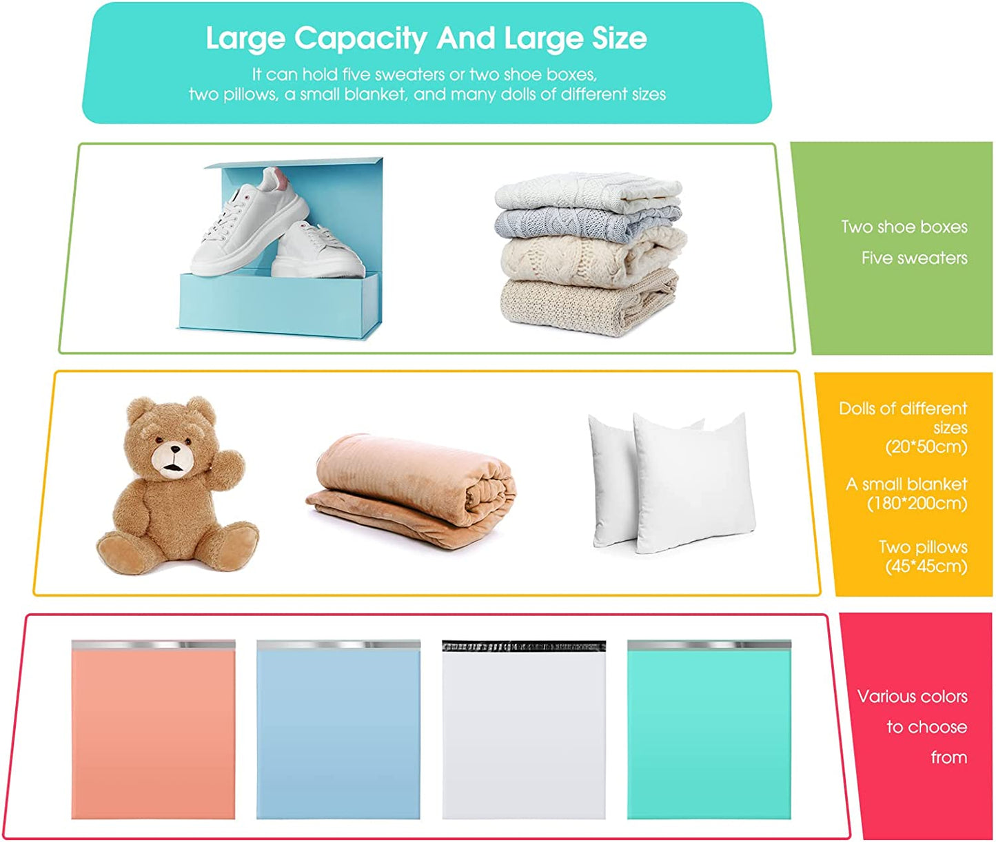 24x24 Poly-Mailer Envelope Shipping Bags | Teal
