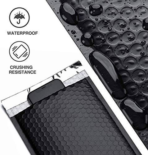 6x10 Bubble - Mailer Padded Envelope | Black - Shipping In Style