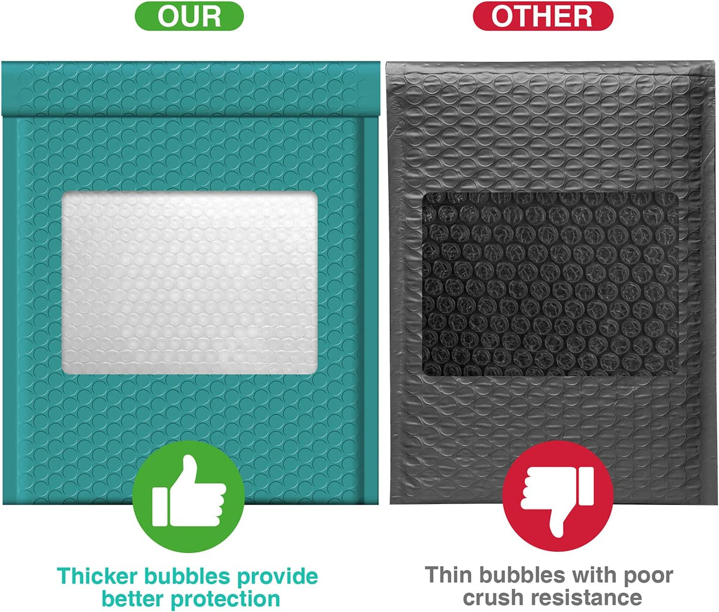 8.5x12 Bubble - Mailer Padded Envelope | Turquoise Green - Shipping In Style