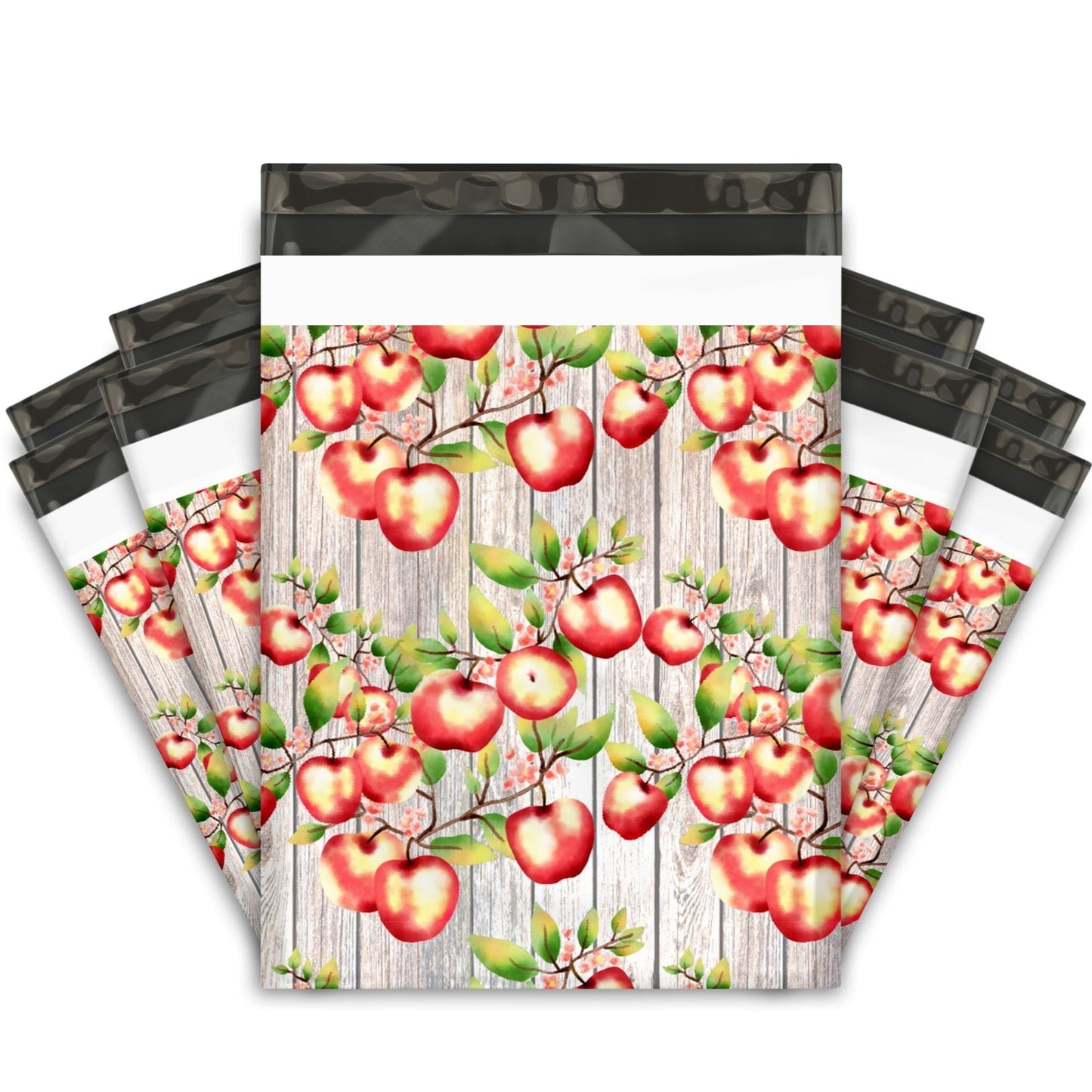 Apple Poly Mailers Size 10x13 inch Colorful Shipping Bags - Shipping In Style