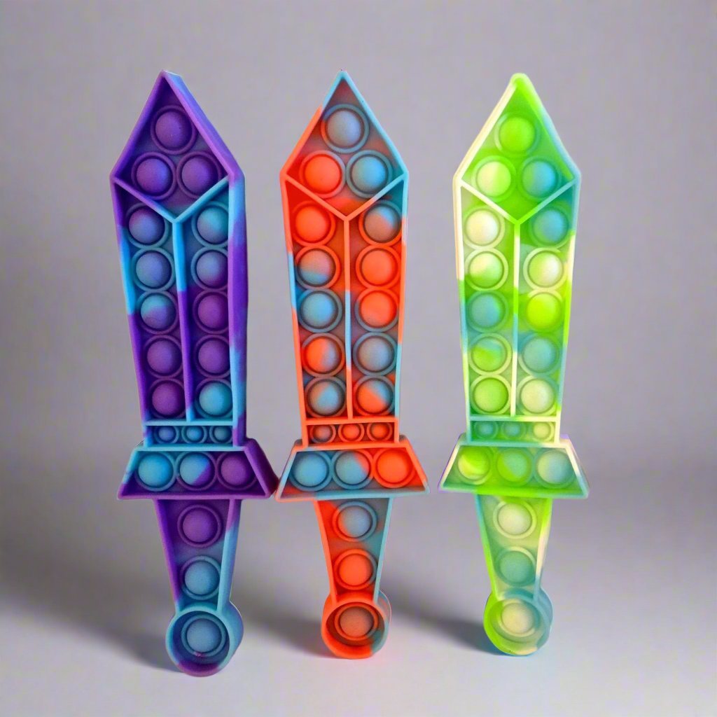Big Fidget Play Swords Bubble Pop Toy - Shipping In Style