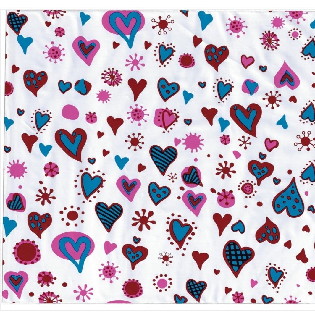 Blue Heart Colorful Poly Mailers Size 10x13 Shipping Bags - Shipping In Style
