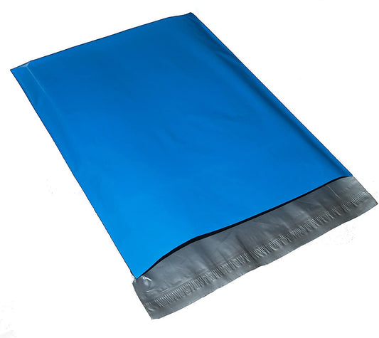 Blue Poly Mailers Size 7.5x10.5 Shipping Bags - Shipping In Style