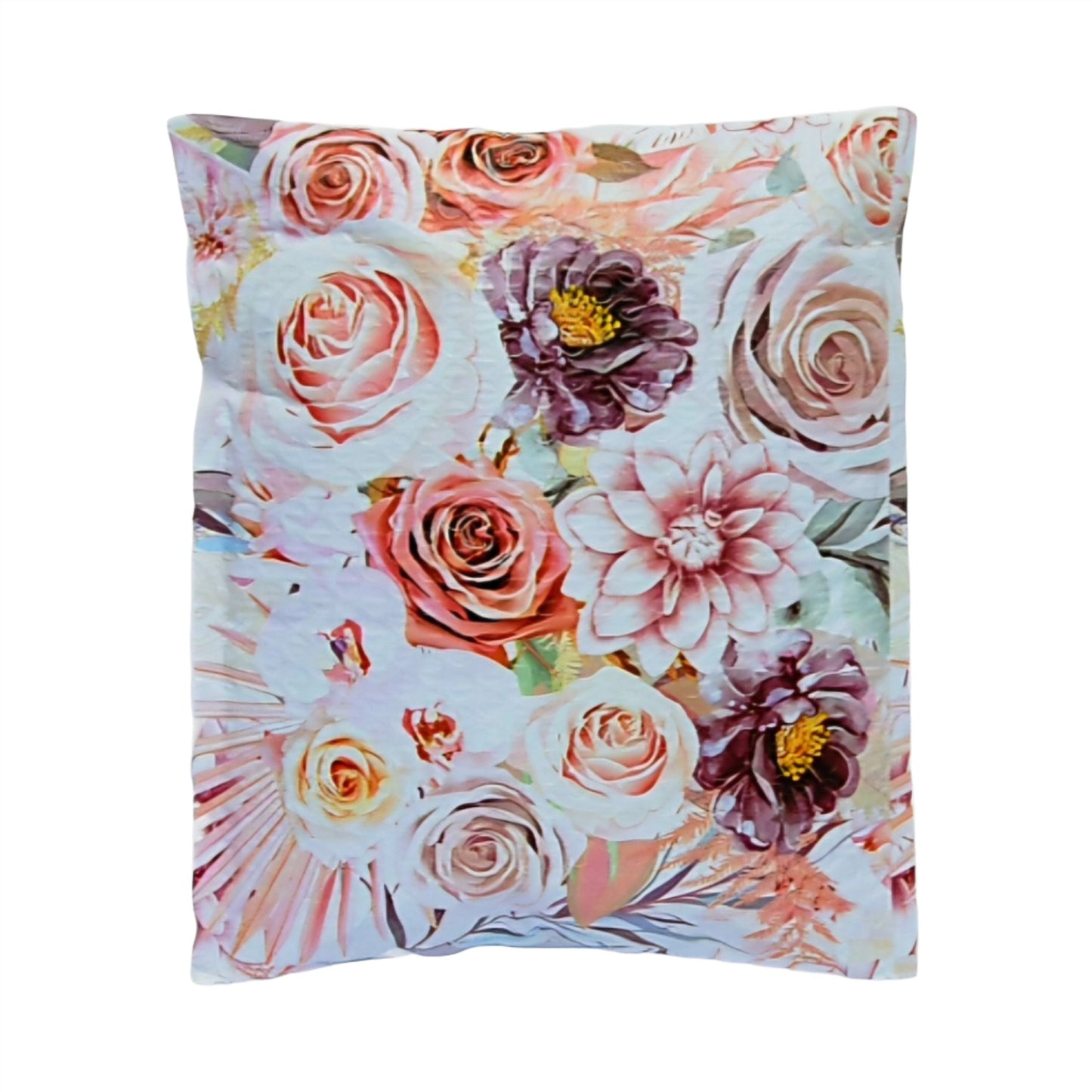 Boho Flowers & Roses Bubble Mailers Size 8.5x12 Padded Shipping Bags - Shipping In Style