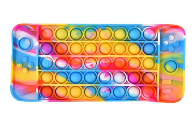 Bubble Pop Fidget Pretend Nintendo Switch Bubble Pop Toy - Counting & Alphabet - Shipping In Style