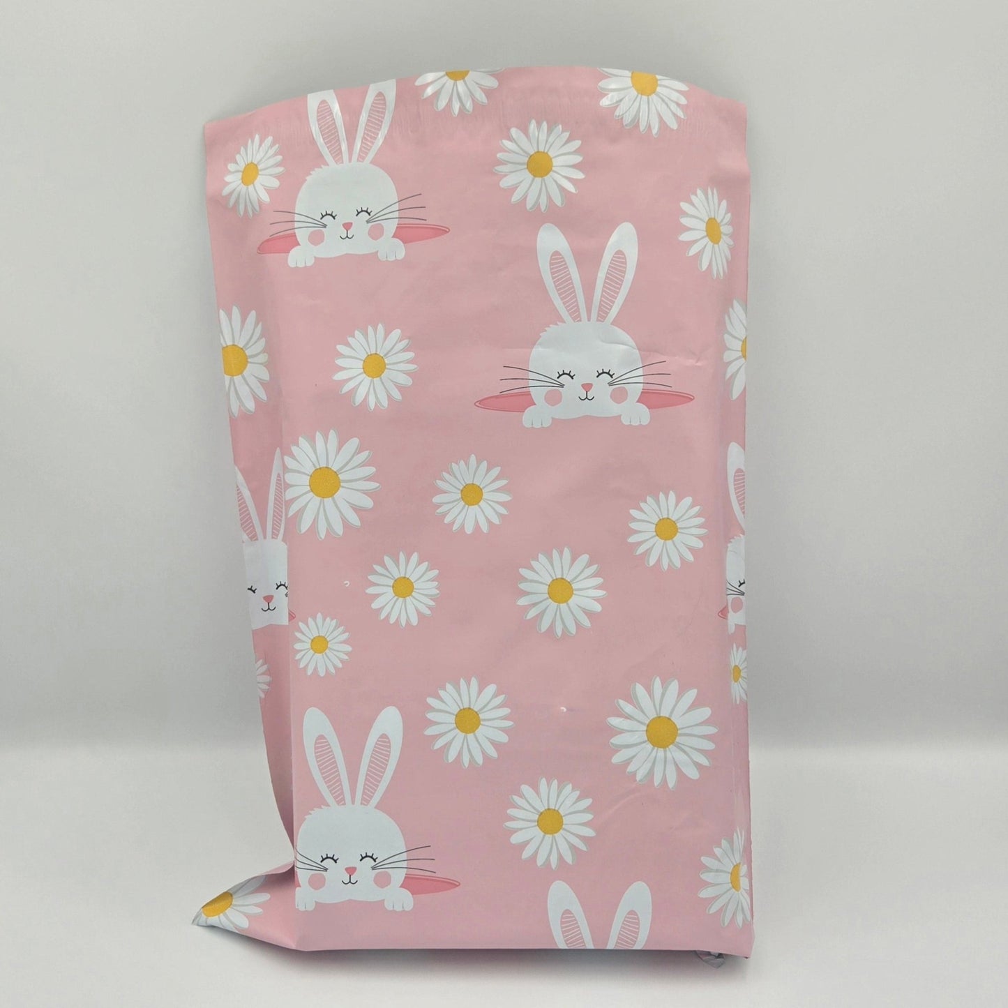 Bunny Easter Poly Mailers Size 10x13 Colorful Shipping Bags - Shipping In Style