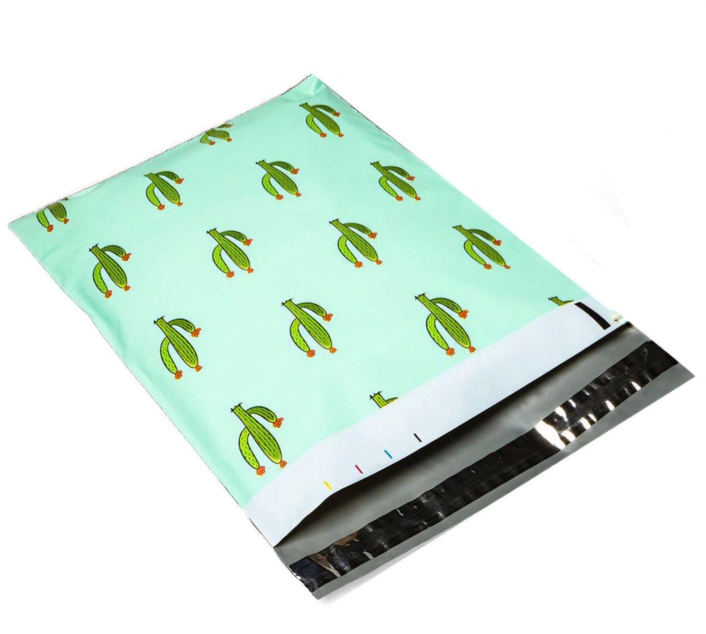 Cactus Mint Poly Mailers Size 6x9 Shipping Bags - Shipping In Style