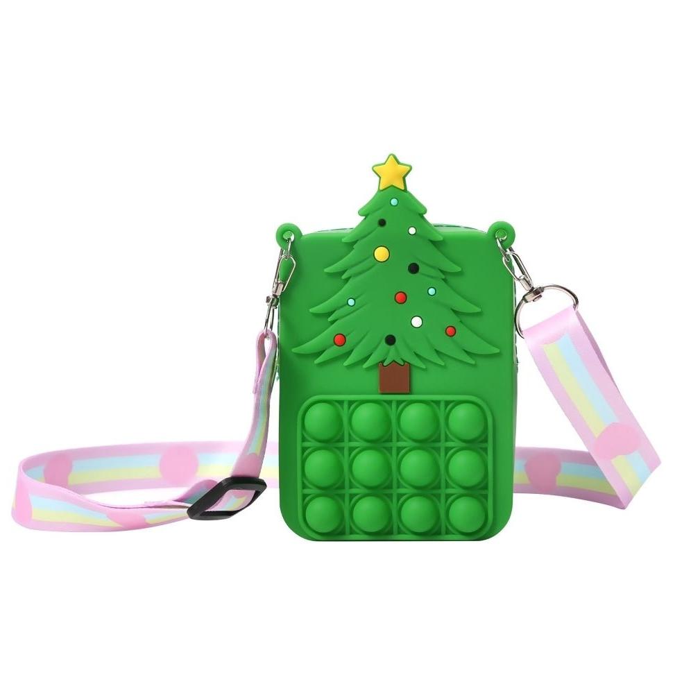 Christmas Fidget Bubble Pop Crossbody Bags - Shipping In Style