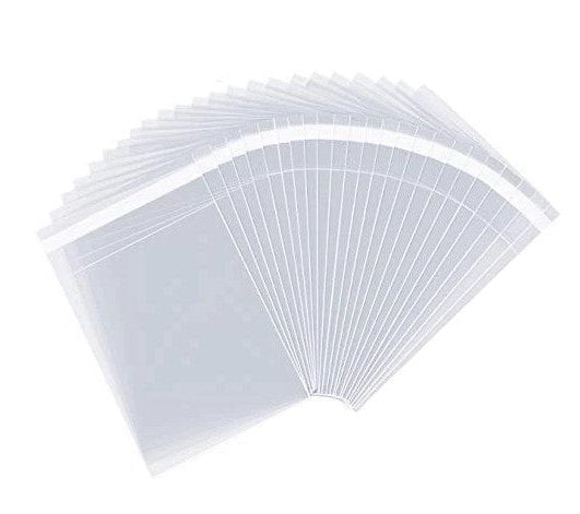 Clear Self Seal Cello Bags Size 9x12 Cellophane Packaging Supplies 100 Pack - Shipping In Style