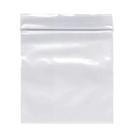 Clear Zip Top Seal Recloseable Lock Bags 3x3 Packaging Supplies 100 Pack - Shipping In Style