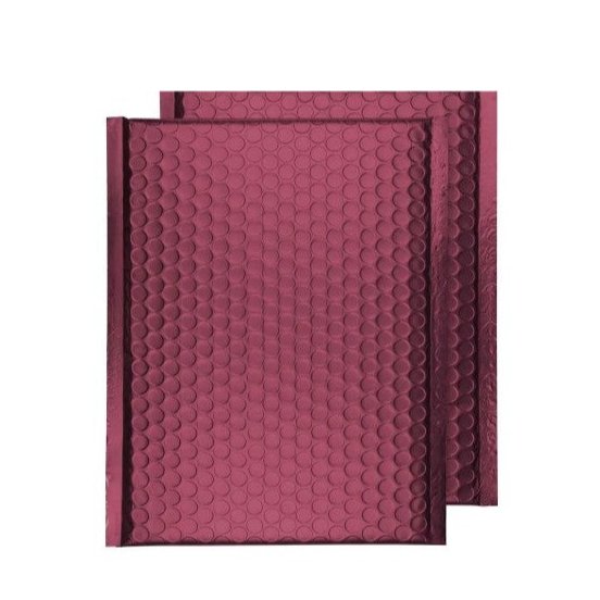 Dark Purple Metallic Bubble Mailers Size 8.5x12 Padded Envelopes - Shipping In Style
