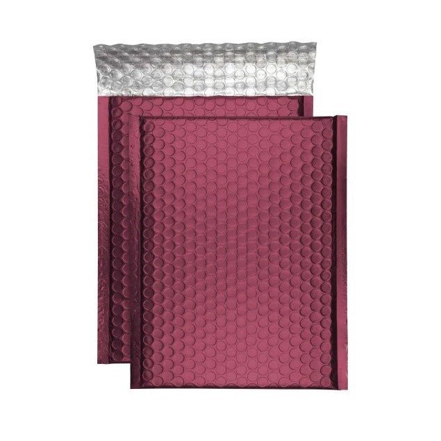 Dark Purple Metallic Bubble Mailers Size 8.5x12 Padded Envelopes - Shipping In Style