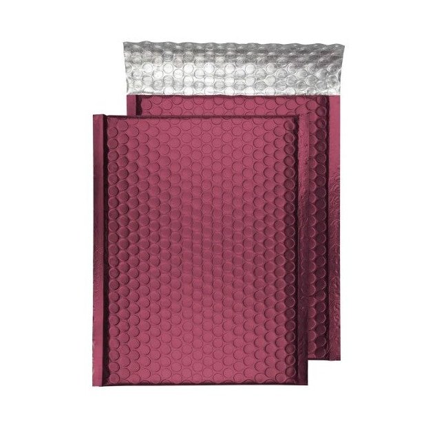 Dark Purple Metallic Bubble Mailers Size 8.5x12 Padded Envelopes - Shipping In Style