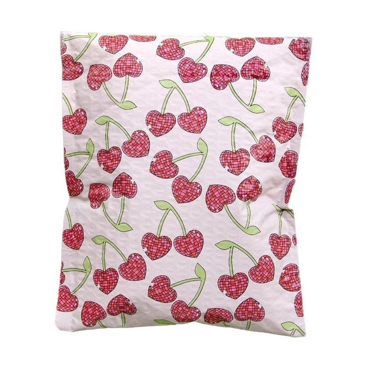 Disco Cherry Bubble Mailers Size 6.5x10 Padded Envelopes - Shipping In Style