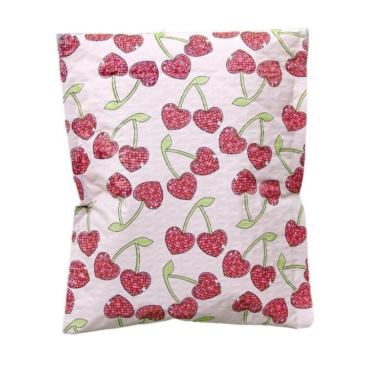 Disco Cherry Bubble Mailers Size 6.5x10 Padded Envelopes - Shipping In Style