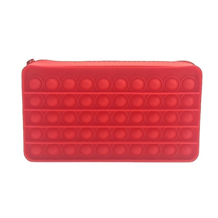 Fidget Bubble Popper Pencil Case Bag Zipper Closure Pop Toy - Shipping In Style