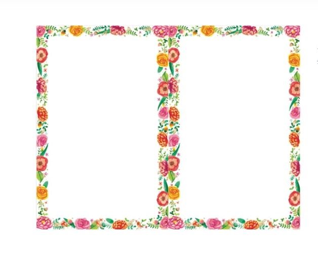 Flower Shipping Labels Regular Paper Size 2 Labels Per Sheet - Shipping In Style