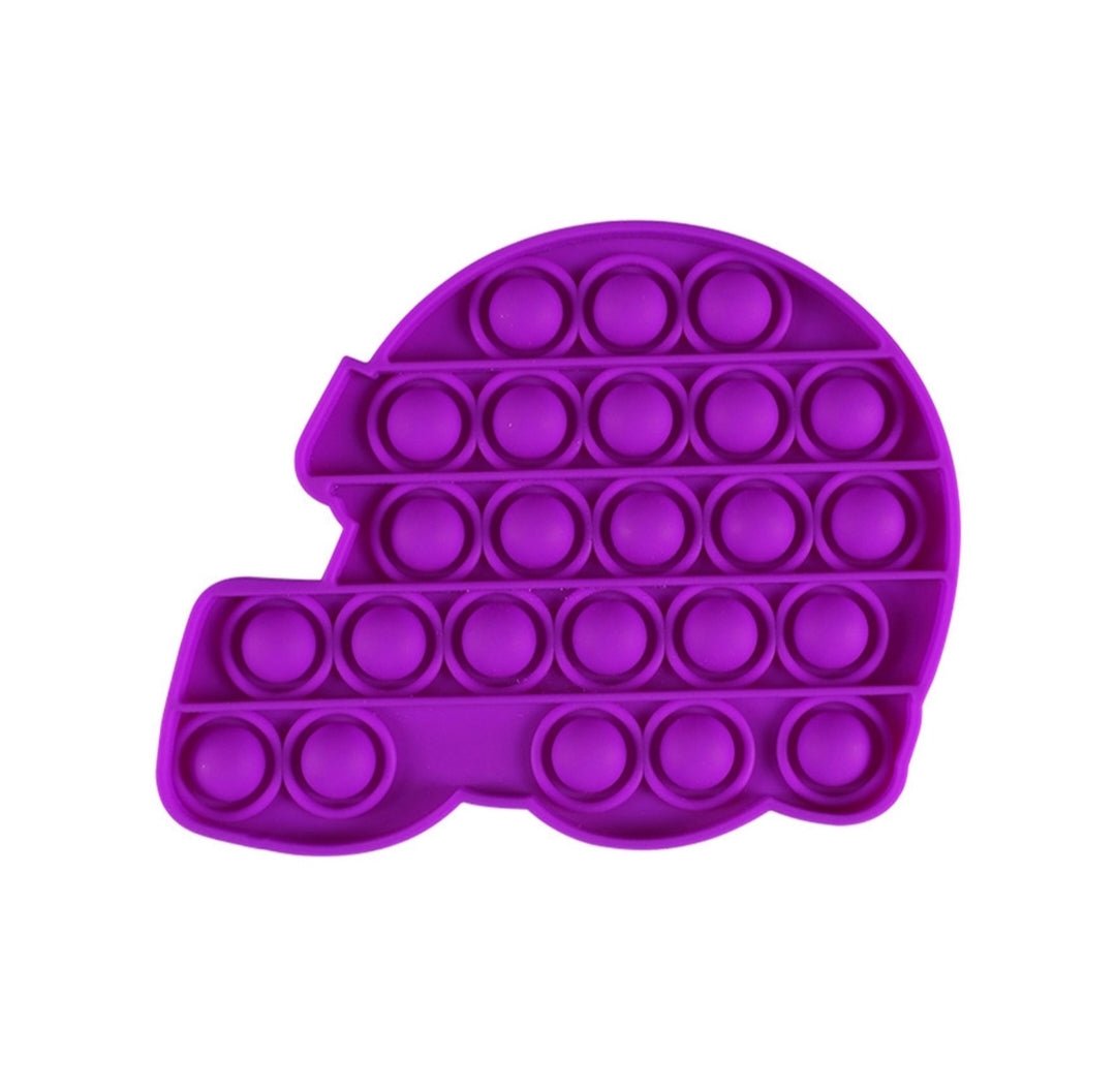 Football Fidget Helmet Sports Bubble Pop Toy - Shipping In Style