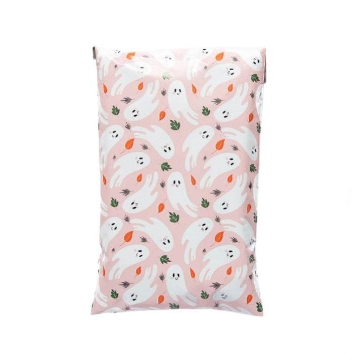 Ghosts Halloween Poly Mailers Size 6x9 Shipping Bags - Shipping In Style