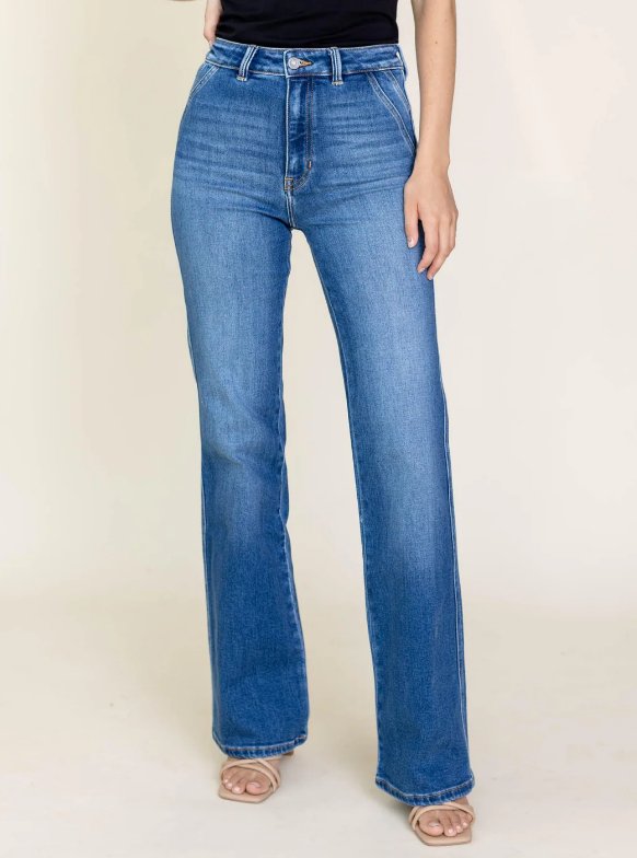KANCAN MEDIUM ULTRA HIGH RISE HOLLY FLARE - Shipping In Style