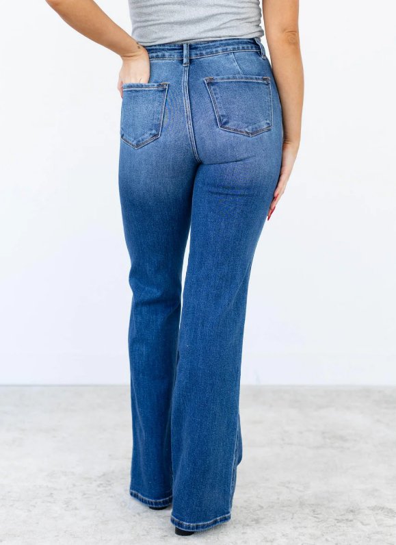 KANCAN MEDIUM ULTRA HIGH RISE HOLLY FLARE - Shipping In Style