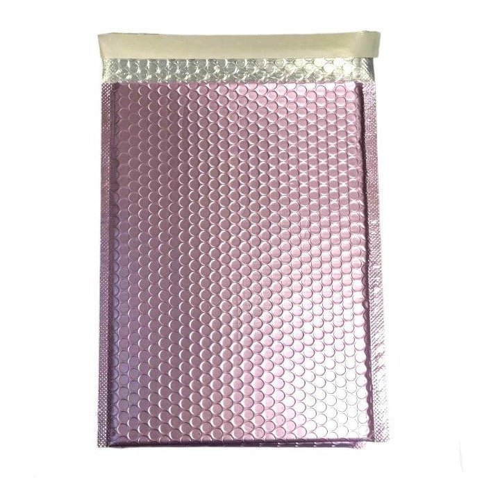 Lavendar Purple Matte Metallic Bubble Mailers Size 8.5x12 Padded Envelopes - Shipping In Style