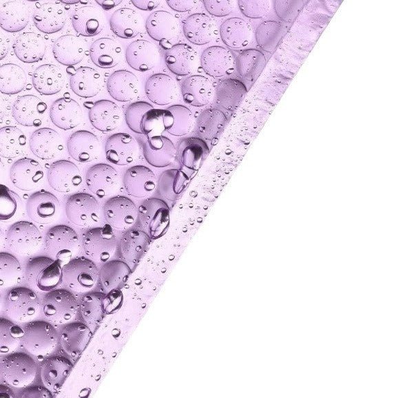 Lavendar Purple Matte Metallic Bubble Mailers Size 8.5x12 Padded Envelopes - Shipping In Style
