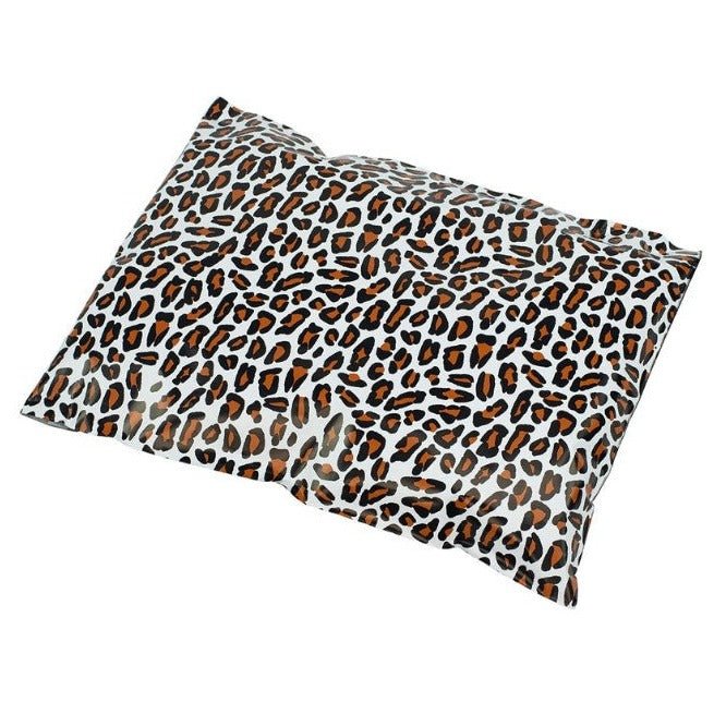 Leopard Print Poly Mailers Size 14.5x19 Shipping Bags - Shipping In Style