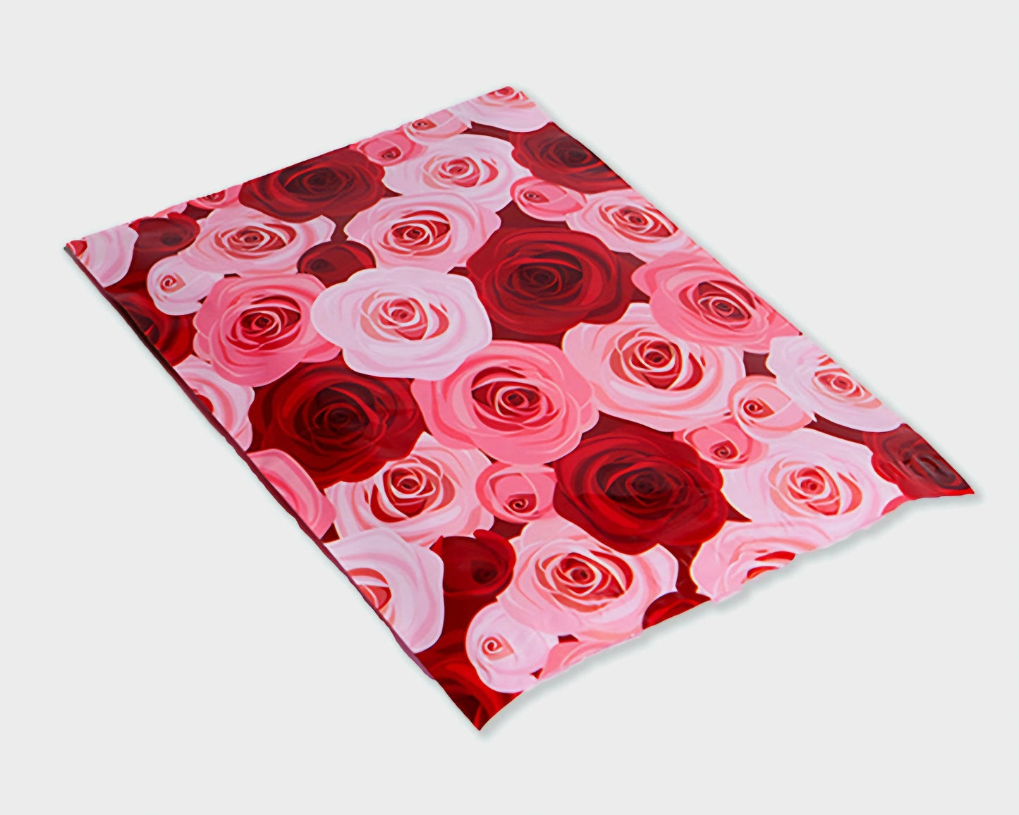 Pink Rose Poly Mailers Size 10x13 Colorful Shipping Bags - Shipping In Style