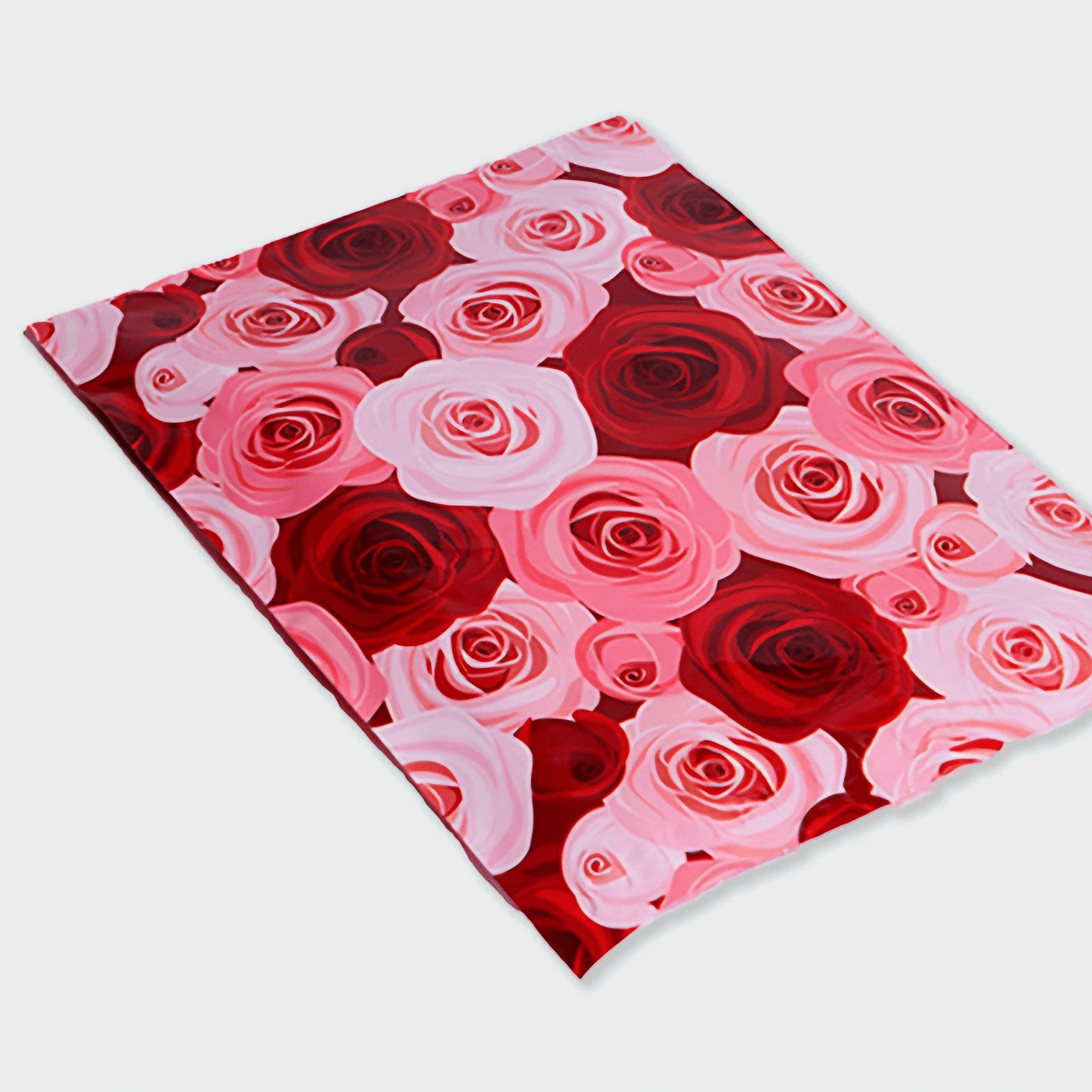 Pink Rose Poly Mailers Size 10x13 Colorful Shipping Bags - Shipping In Style