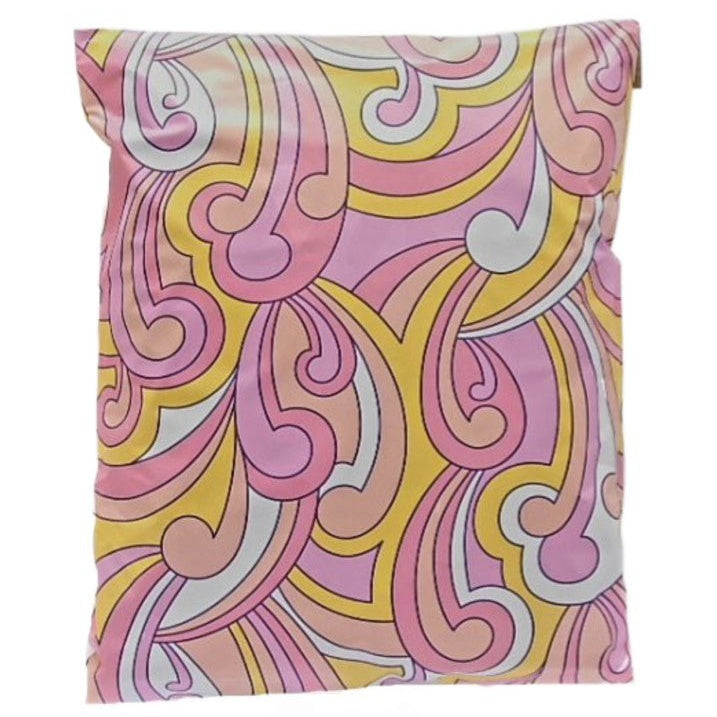 Pink Spring Fling Poly Mailers Size 10x13 Colorful Shipping Bags - Shipping In Style