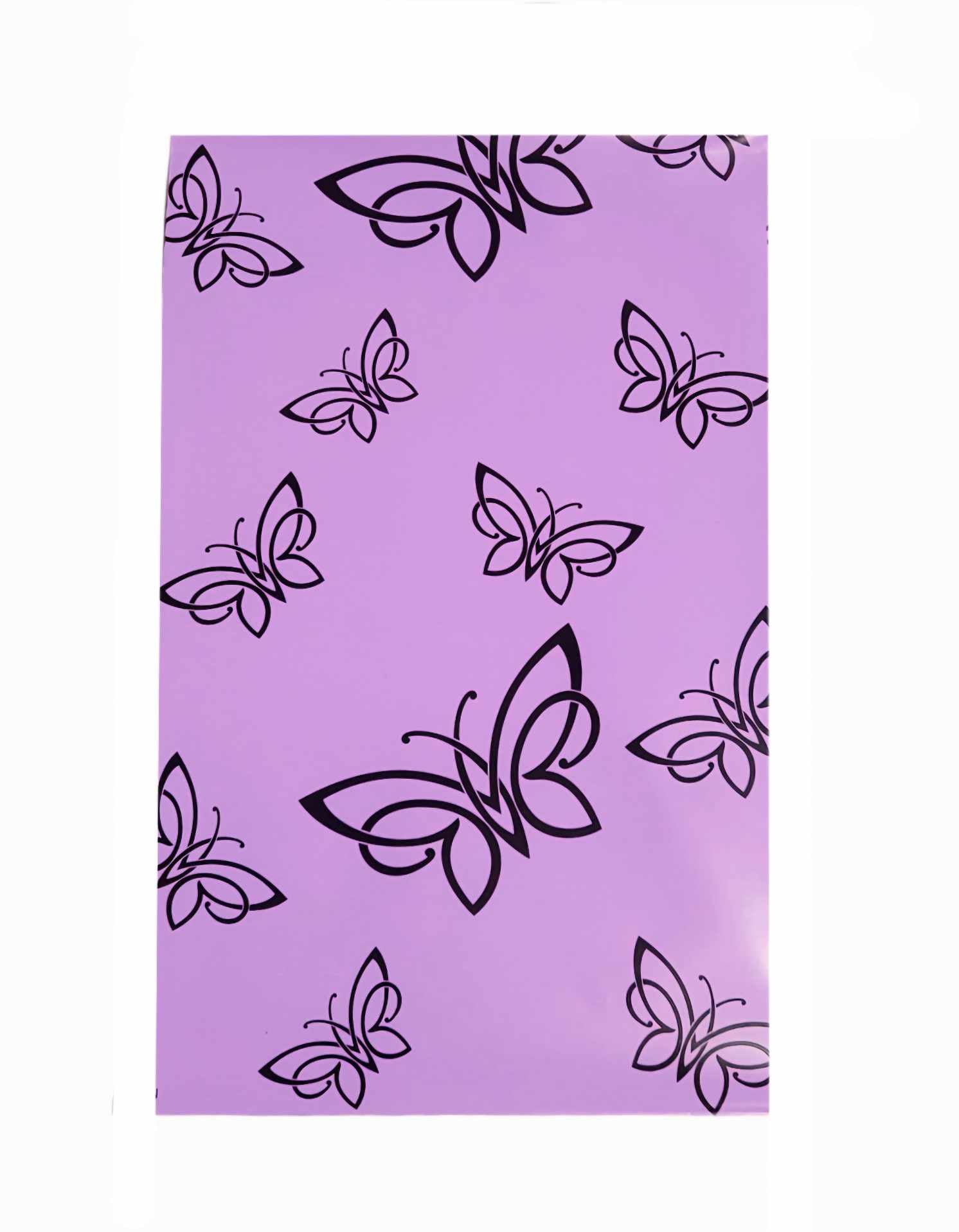 Purple Butterfly Poly Mailers Size 6x9 Shipping Bags Designed By Shipping In Style - Shipping In Style