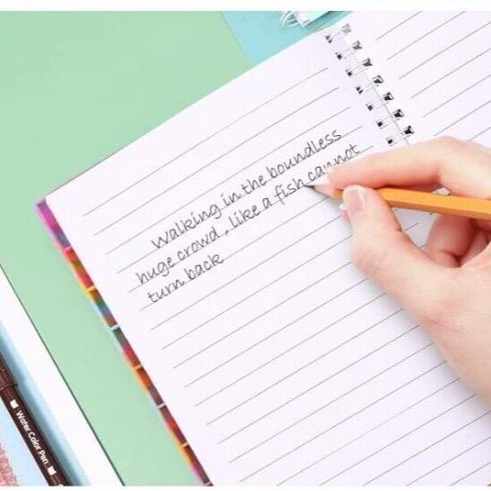 Rainbow Pink Tie Dye Notebook Fidget Toy Bubble Pop Spiral Journal - Shipping In Style