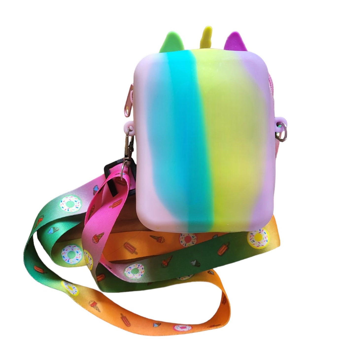Rainbow Tie Dye Fidget Bubble Pop Crossbody Unicorn Purse - Shipping In Style