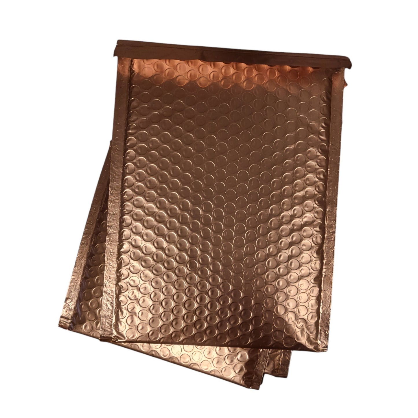 Rose Gold Metallic Bubble Mailers Size 4x8 Padded Shipping Bags - Shipping In Style