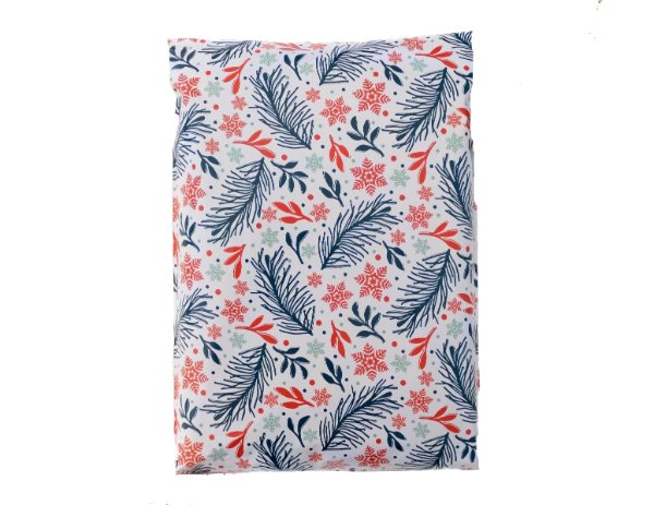 Snowflake Christmas Mistletoe Poly Mailers Size 6x9 Shipping Bags - Shipping In Style