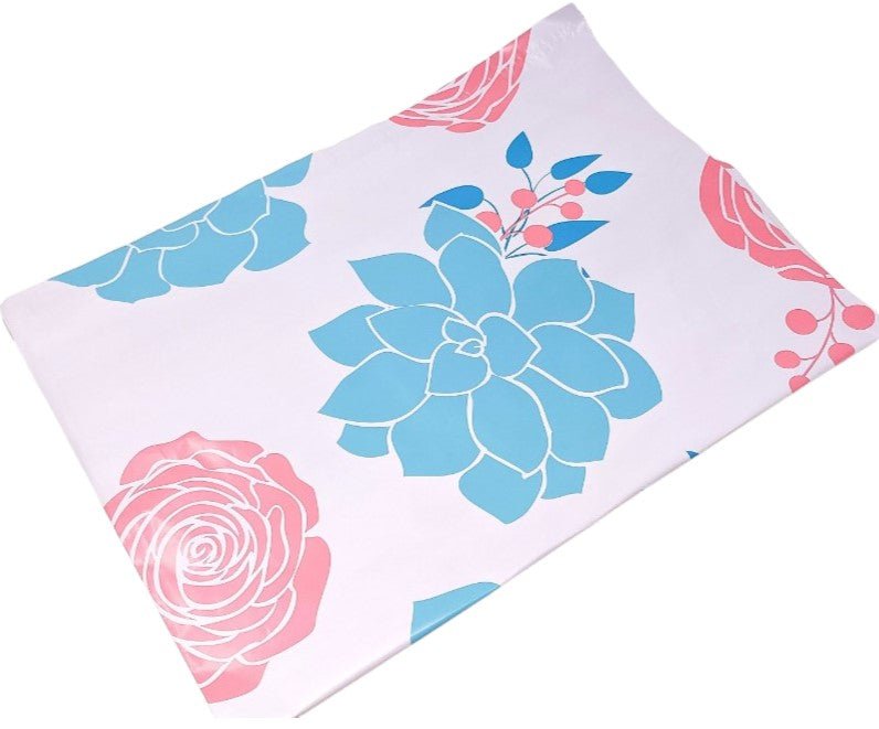 Succulent Flowers Poly Mailers Size 19x24 Colorful Shipping Bags - Shipping In Style
