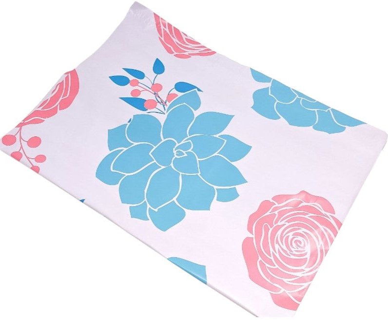 Succulent Flowers Poly Mailers Size 19x24 Colorful Shipping Bags - Shipping In Style