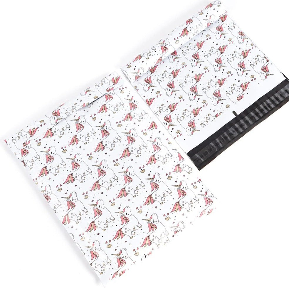 Unicorn Poly Mailers Size 10x13 Shipping Bags - Shipping In Style