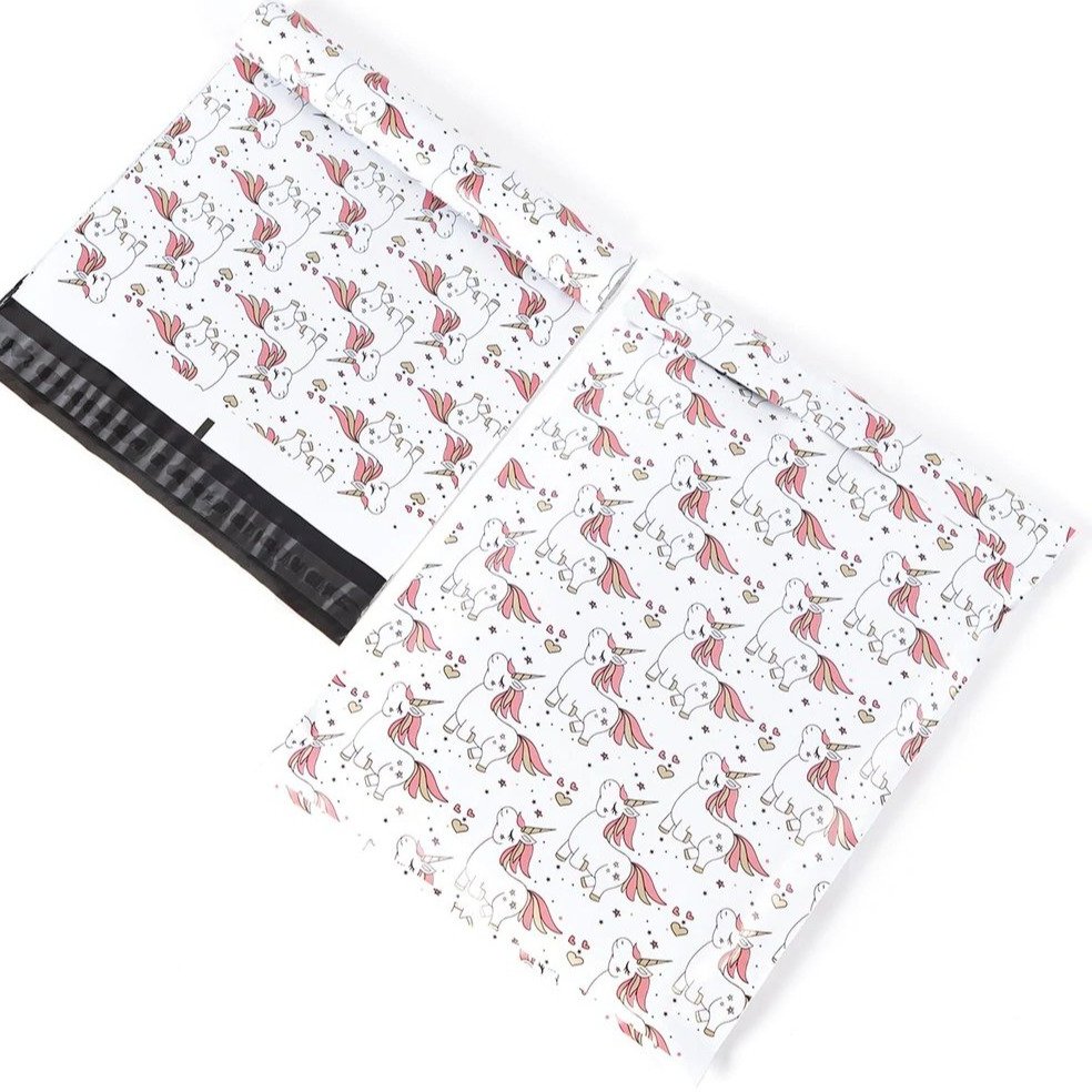 Unicorn Poly Mailers Size 10x13 Shipping Bags - Shipping In Style