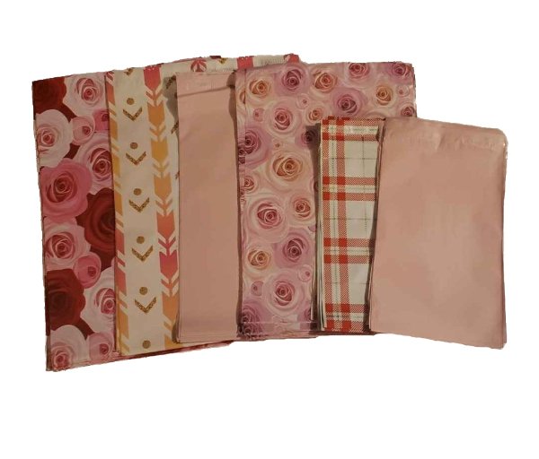 Valentine Bundle! Poly Mailers 30 Piece Variety of 3 different Sizes 6x9, 9x12, 10x13 Shipping Bags - Shipping In Style