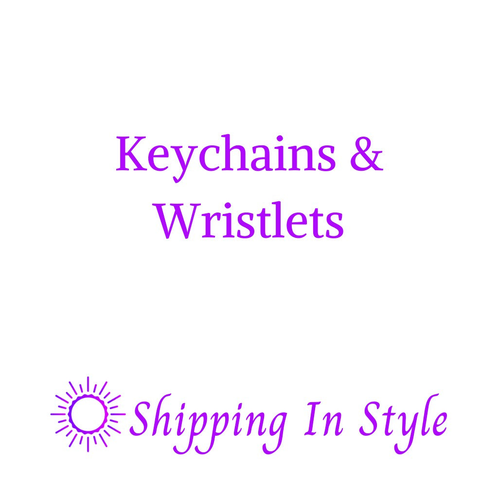 Keychains and Wristlets - Shipping In Style
